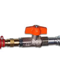 Adjusting spindle M 12x500 with plate PA6.6/GF30